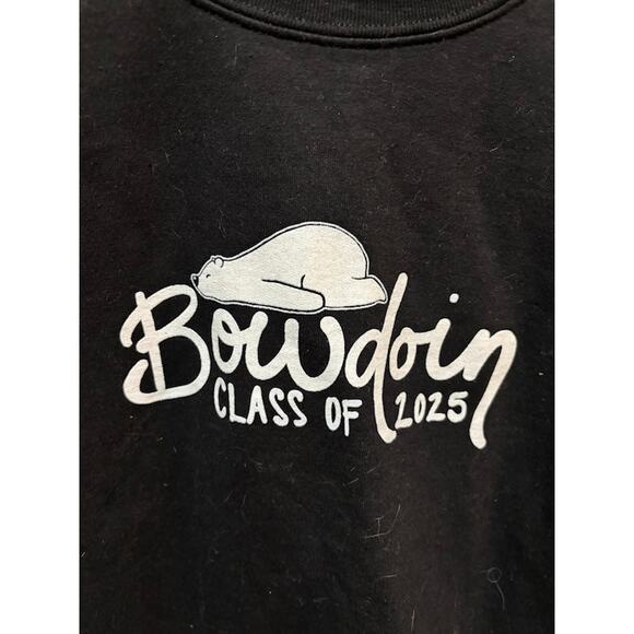 Bowdoin College crewneck sweatshirt class 2025 sz Medium nwot - Picture 2 of 6